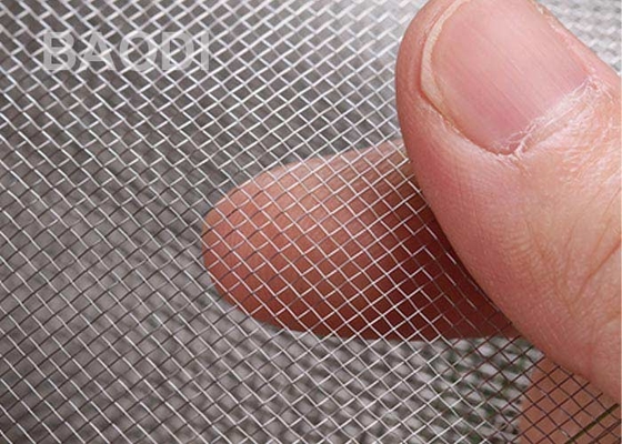 Woven Screen Fence 1.6 Mm Wire Mesh Crimps Anti Slip