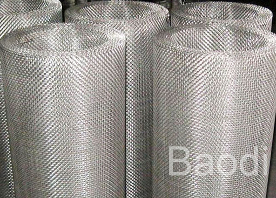 Insect Net Fine Stainless Steel Mesh 1m X 30m , Woven Wire Cloth Heat Resistant