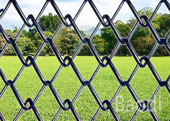 Privacy Fence Panels With Diamond Hole Pattern , Garden Cyclone Wire Fence 