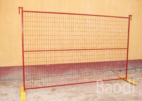 Galvanized Portable Fence Panels , Free Standing Crowd Control Barricades 