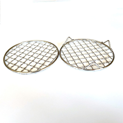 Stainless Steel Cooling Rack BBQ Cooking Grid Multi-functional Kitchen Accessories designed with Welded Mesh