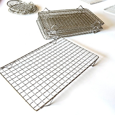 Round Panel Diameter 13-60cm Durable Charcoal BBQ Grill Grate for Traditional Outdoor Cooking Legs/ Feet 2cm / 5cm
