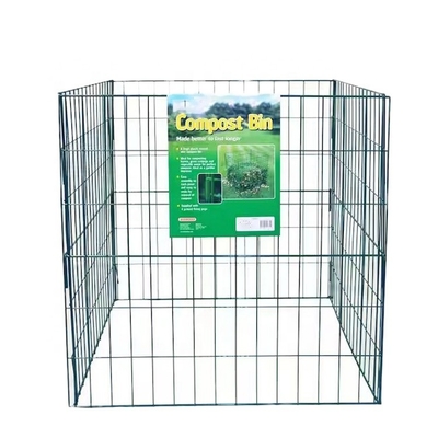 Adjustable Layers Welded Mesh Panel Compost Bin for Custom Composting Needs in Versatile Gardening Without Lid