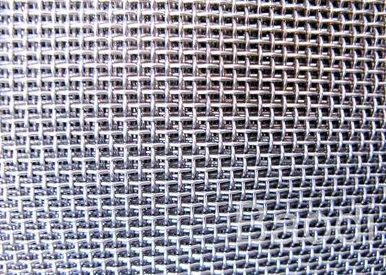 Stainless Steel 2mesh Woven Crimped Wire Mesh For Construction