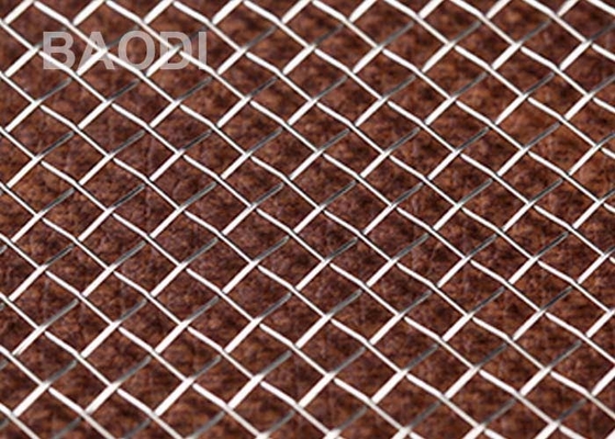 Mining Screen 304L Steel Crimped Wire Mesh Square Woven