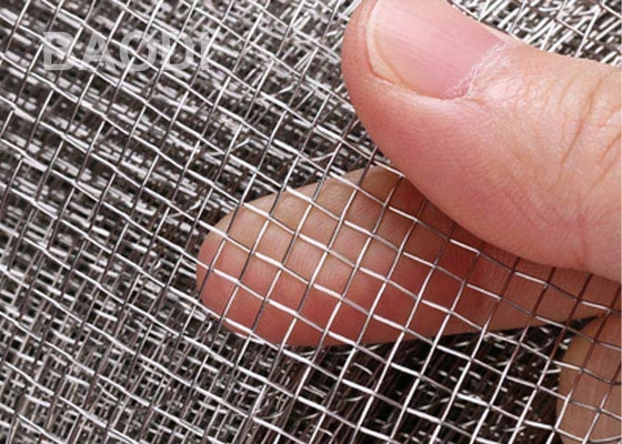 Construction Woven Screen 316 Stainless Steel Crimped Mesh Alkali Resisting