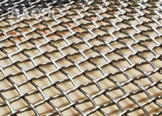 Plain Weave Width 1.5m Crimped Wire Mesh Woven Panels