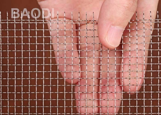 Plain Weave Width 1.5m Crimped Wire Mesh Woven Panels