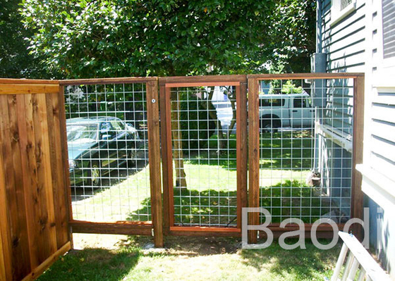 Galvanized Welded Hog Fence Wire Mesh Sheets With Rectangular Grid 16 Inch Length