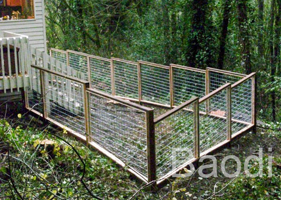 5' High Hog Wire Mesh Panels Hot Dipped Galvanized Welded Pattern 4 Gauge