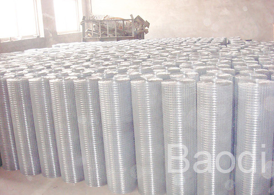 14 Gauge Galvanised Welded Mesh Rolls , Mines Welded Stainless Steel Wire Mesh