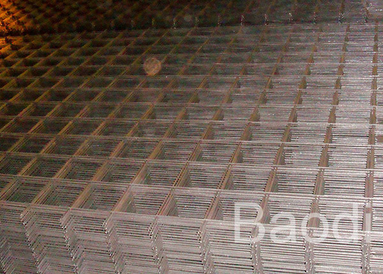 Bridge Square Reinforcing Wire Mesh Opening Welded With 4 - 12 Mm Diameter