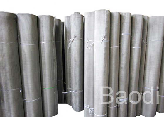 Stainless Steel Wire Netting Wear Resistant , Bright Colors Steel Wire Cloth 