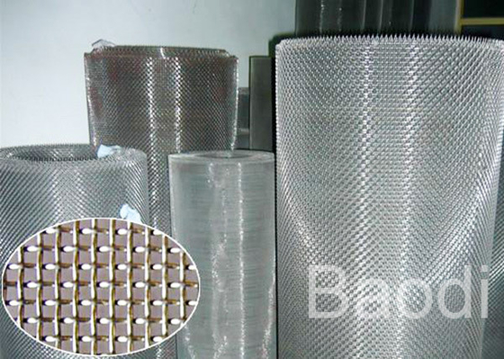 Screen 304 / 316 Stainless Steel Wire Mesh 30m Length Long Life Span For Sieving