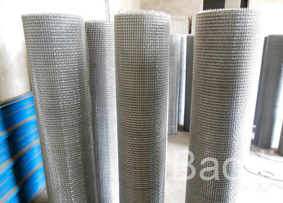 Square Aluminum Crimped Wire Mesh 1 / 2&quot; X 0.063&quot; For Architecture / Construction