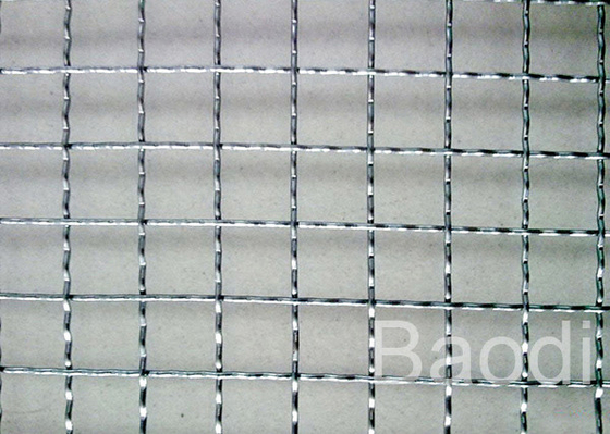 Coal Factory Crimped Wire Mesh 0.4 - 1.6mm With  Square / Rectangular Grid