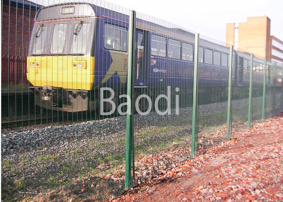 Security 358 Anti Climb Mesh Fence Welded Panel PVC Coated After Galvanized