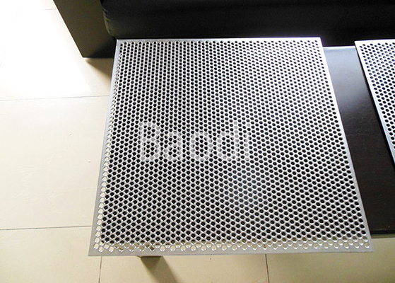 Stainless Perforated Steel Sheet SS304 / SS316 Round Hole For Construction