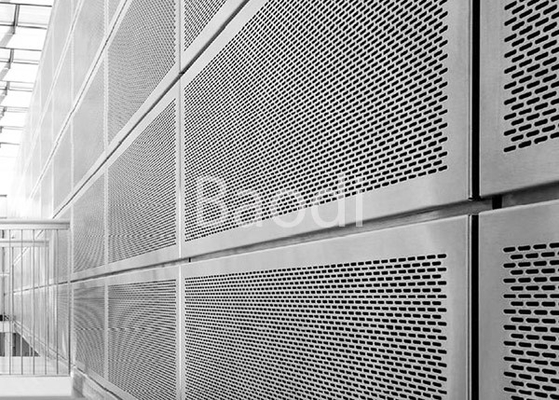 Slotted Hole Galvanized Perforated Steel Sheet For Architecture 1.5m X 3m