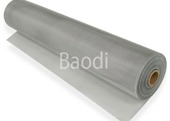 Rolled Gray Fiberglass Fly Screen Mesh Plain Weave For Door / Window Screen