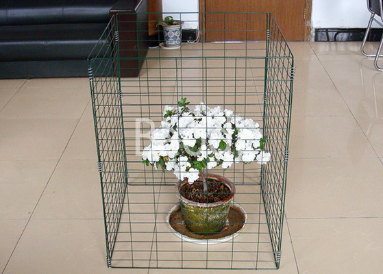 Green Plastic Metal Wire Compost Container 450 Liter Easily Install 690X890mm