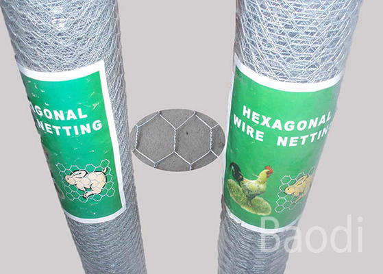 Poultry Fence Pvc Coated Chicken Wire Mesh Oxidation Resistant With Straight Twist
