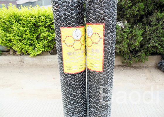 Corrosion Resistant Hexagonal Wire Mesh , Chicken Wire Garden Fence With Hexagonal Hole