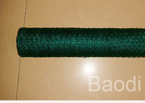 Firm Structure Green Coated Chicken Wire Fencing Panels With Smooth Surface