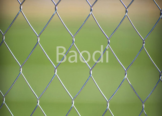 Galvanized Cyclone Fencing Roll , Durable Chain Link Panels For Sports