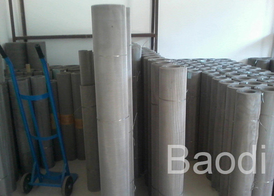 Non Toxic Smell Woven Stainless Steel Mesh  Screen Corrosion / Acid Resistant