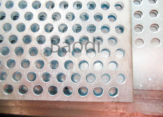 Carbon Steel Metal Perforated Panels Round Hole , Perforated Stainless Steel Plate 