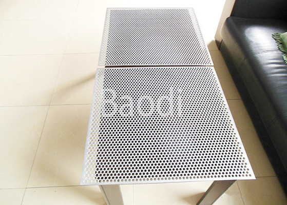 Round Hole Perforated Steel Sheet 1m X 2m For Chemical Filter Screen