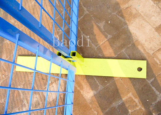 Commercial Construction Sites Temporary Mesh Fence With 25*25 Mm Frame Outside Diameter