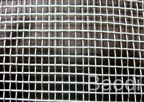 Electric Galvanized Crimped Woven Wire Mesh Panels Roll For Mine Industries