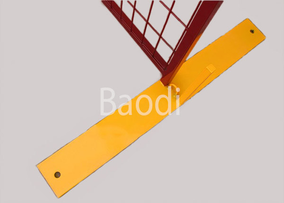 Vinyl Coated Welded Wire Temporary Mesh Fencing Easily Installed For Construction