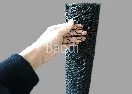 Black Poultry Chicken Wire Mesh with Flexibility Hexagonal Mesh Hole Structure