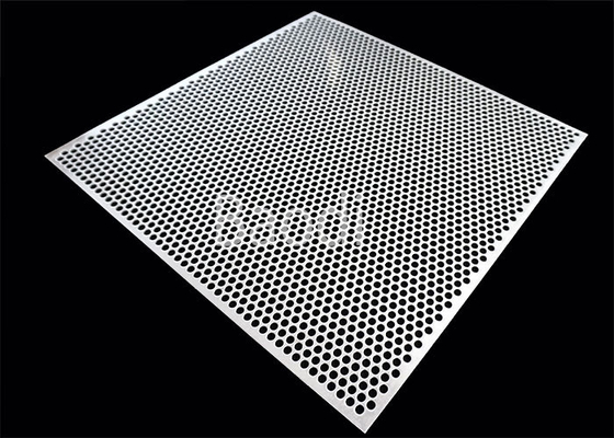 Stainless Steel 316L Perforated Stainless Sheet With Staggered Round Holes