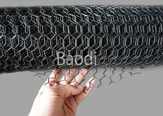 PVC Spraying Chicken Netting Hexagonal Woven Mesh Corrosion Resistance