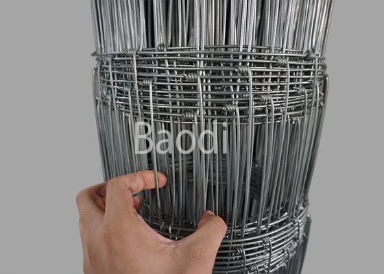 Hinge Joint Woven Field Fence Hot Dipped Galvanized 47 Inches Height