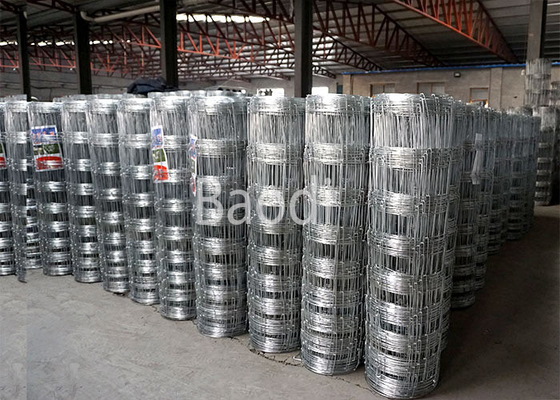 Electro Galvanized Wire Mesh Fence 74 Inches Height For Field , Farm Fence
