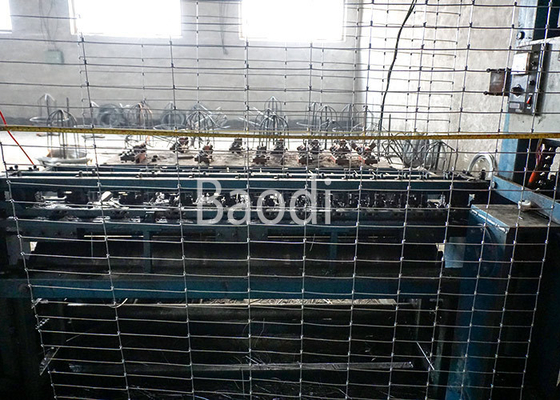 Hot Dipped Galvanized Grassland Woven Field Fence In Rolls From 0.8m to 1.8m Height
