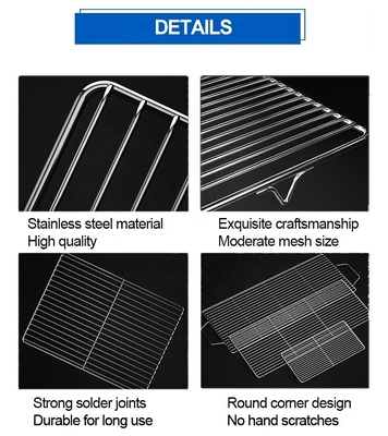 Convenient Technique Welded Mesh Baking Rack Donut Frying Screen Ideal for Different Cooking Requirements