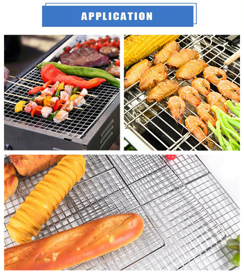 Stainless Steel BBQ Grill Mesh with Non-stick Coating and 2.5mm Inner Wire The Perfect Addition to Your Barbecue Tools
