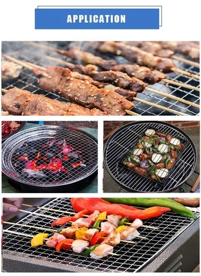 Cooking/Baking/Barbecue Portable and Reusable BBQ Wire Mesh for Outdoor Adventures 15-100cm Rectangular Panel Length
