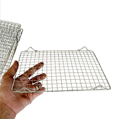 Stylish and Practical BBQ Accessory Elevate Your Grilling Experience with Metal Grill Net in Rectangular Panel Shape