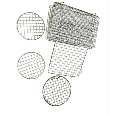 Stylish and Practical BBQ Accessory Elevate Your Grilling Experience with Metal Grill Net in Rectangular Panel Shape
