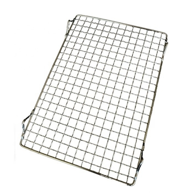 Enhance Aesthetic Appeal with Crimped Steel BBQ Wire Rack Rectangular Panel Length 15-100cm and Meshes Accessory Type