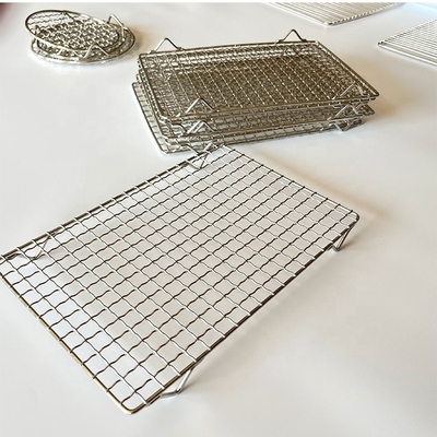 Portable Foldable BBQ Grill Rack The Essential Solution for Camping Backyard BBQs Round/Rectangular Panel Shape