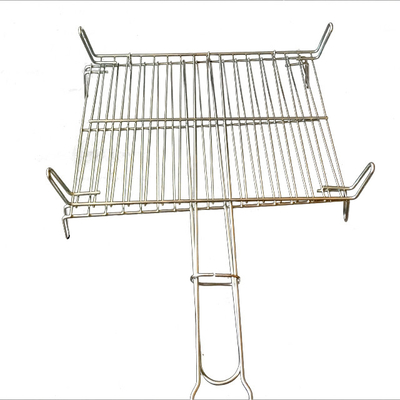 Robust and Smoky Flavor Enhancement Heavy Duty Outdoor BBQ Wire Rack with Rectangular Panel Width 15-65cm