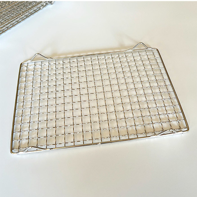 Robust and Smoky Flavor Enhancement Heavy Duty Outdoor BBQ Wire Rack with Rectangular Panel Width 15-65cm